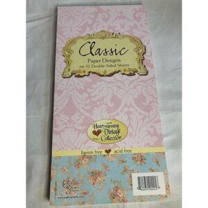 Classic Double Sided Cardstock Heartwarming Vintage Collection by Crafty Secrets
